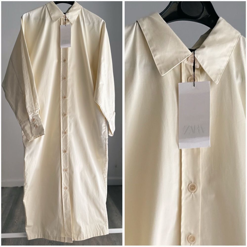 ZARA ZW COLLECTION POPLIN SHIRTDRESS